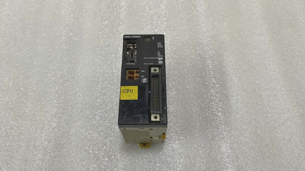 Omron CPM2C-S110C Programmable Controller PLC CPU 24VDC Pre-Owned