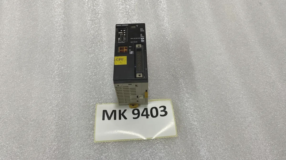 Omron CPM2C-S110C Programmable Controller PLC CPU 24VDC Pre-Owned