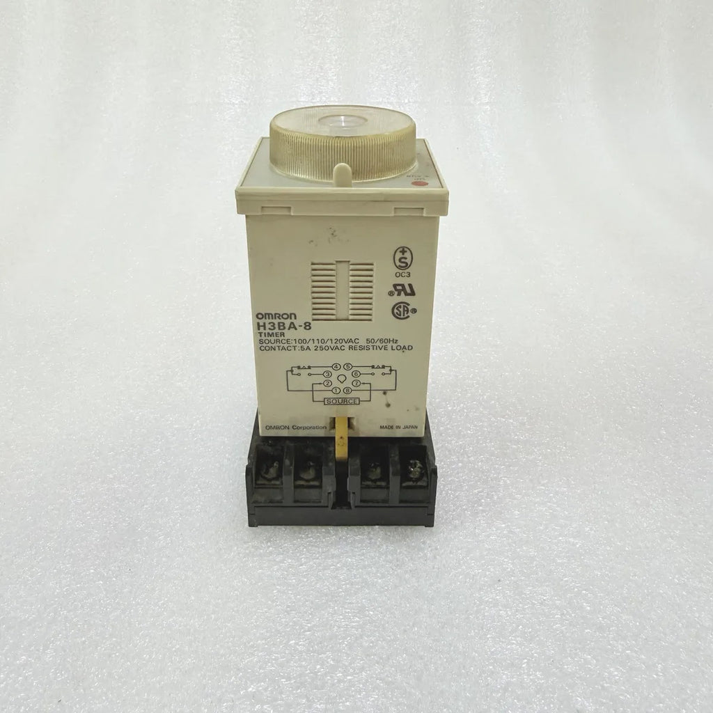 Omron H3BA-8 Timer 100-120VAC Pre-Owned