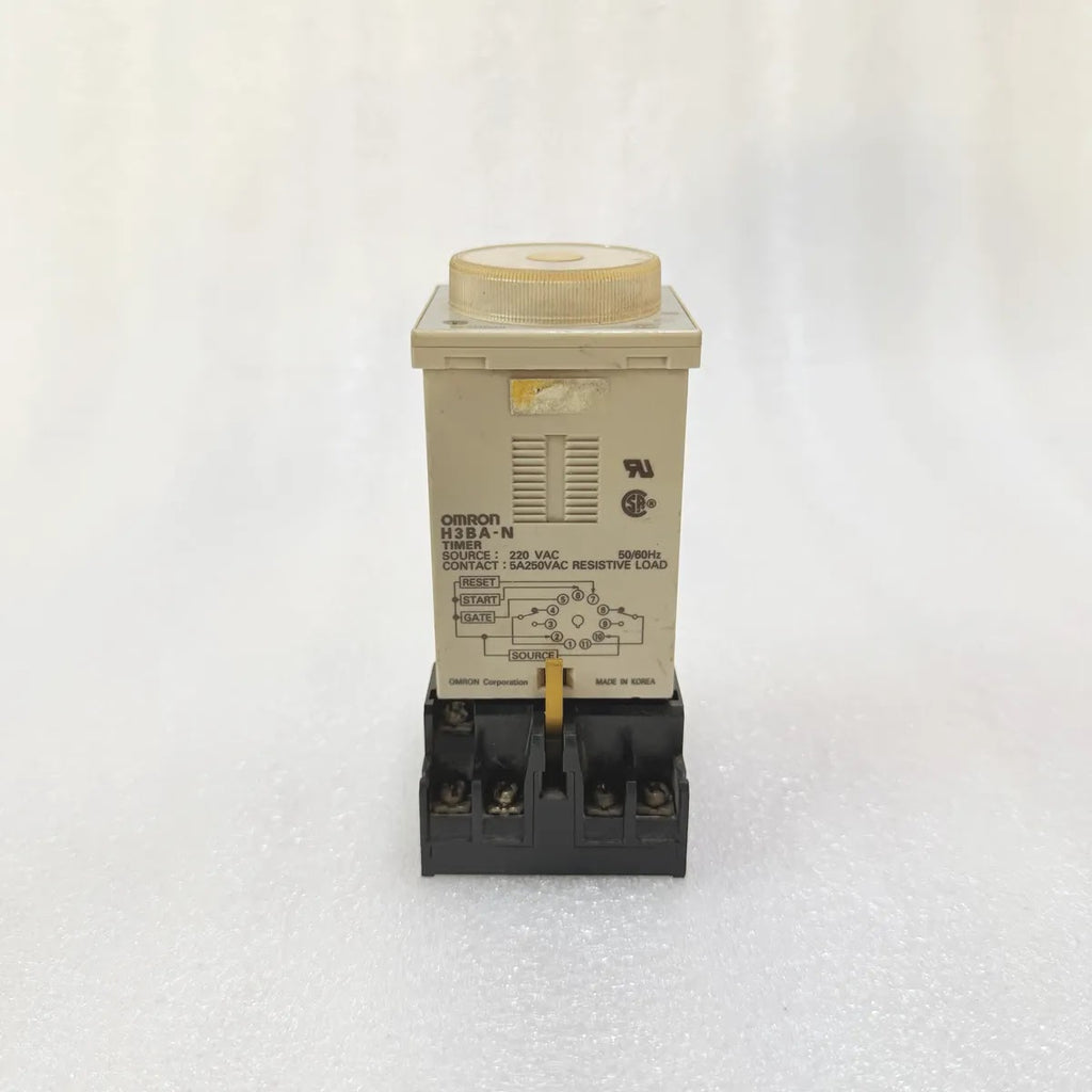 Omron H3BA-N Timer 220VAC Pre-Owned