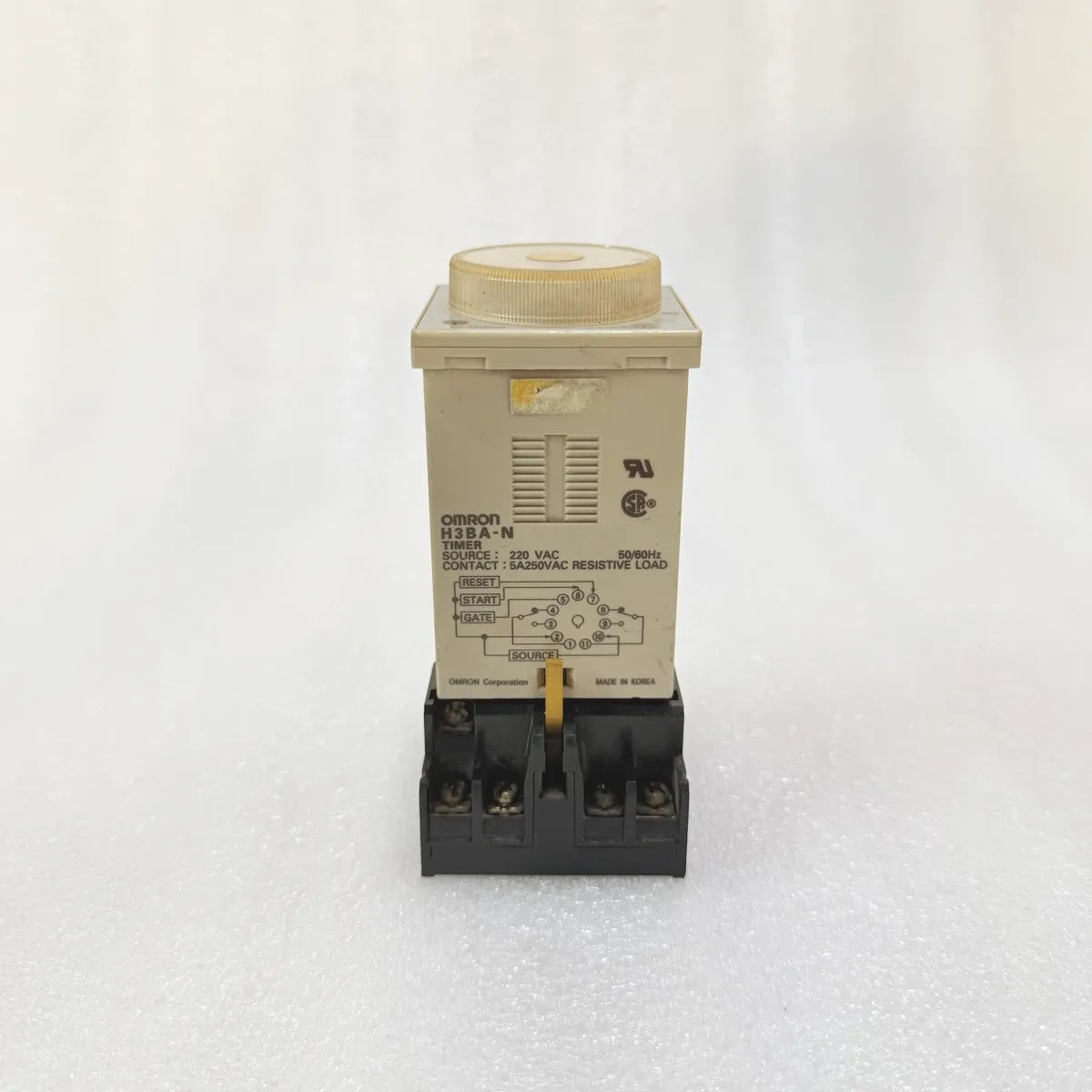 Omron H3BA-N Timer 220VAC Pre-Owned