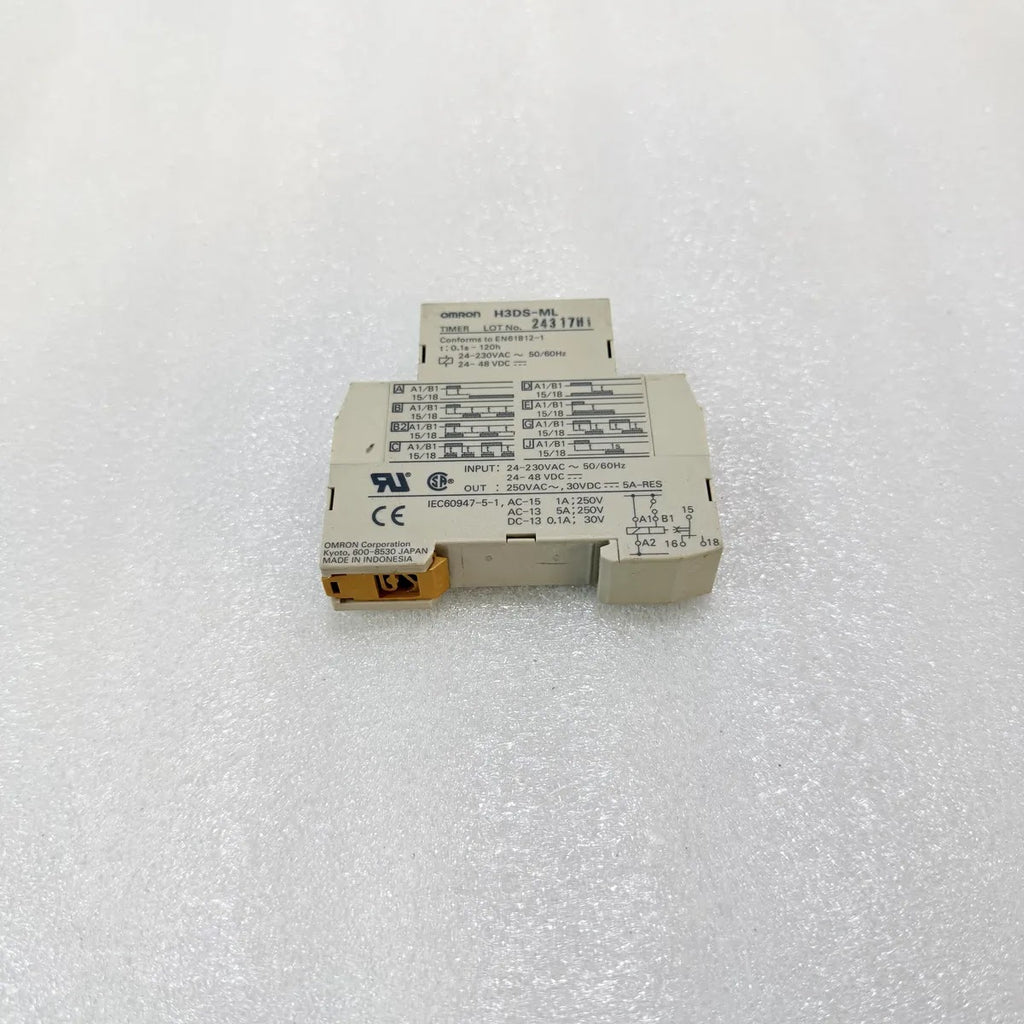 Omron H3DS-ML Solid State Multifunction Timer 0.1s-120h 24-230V AC 5A Pre-Owned