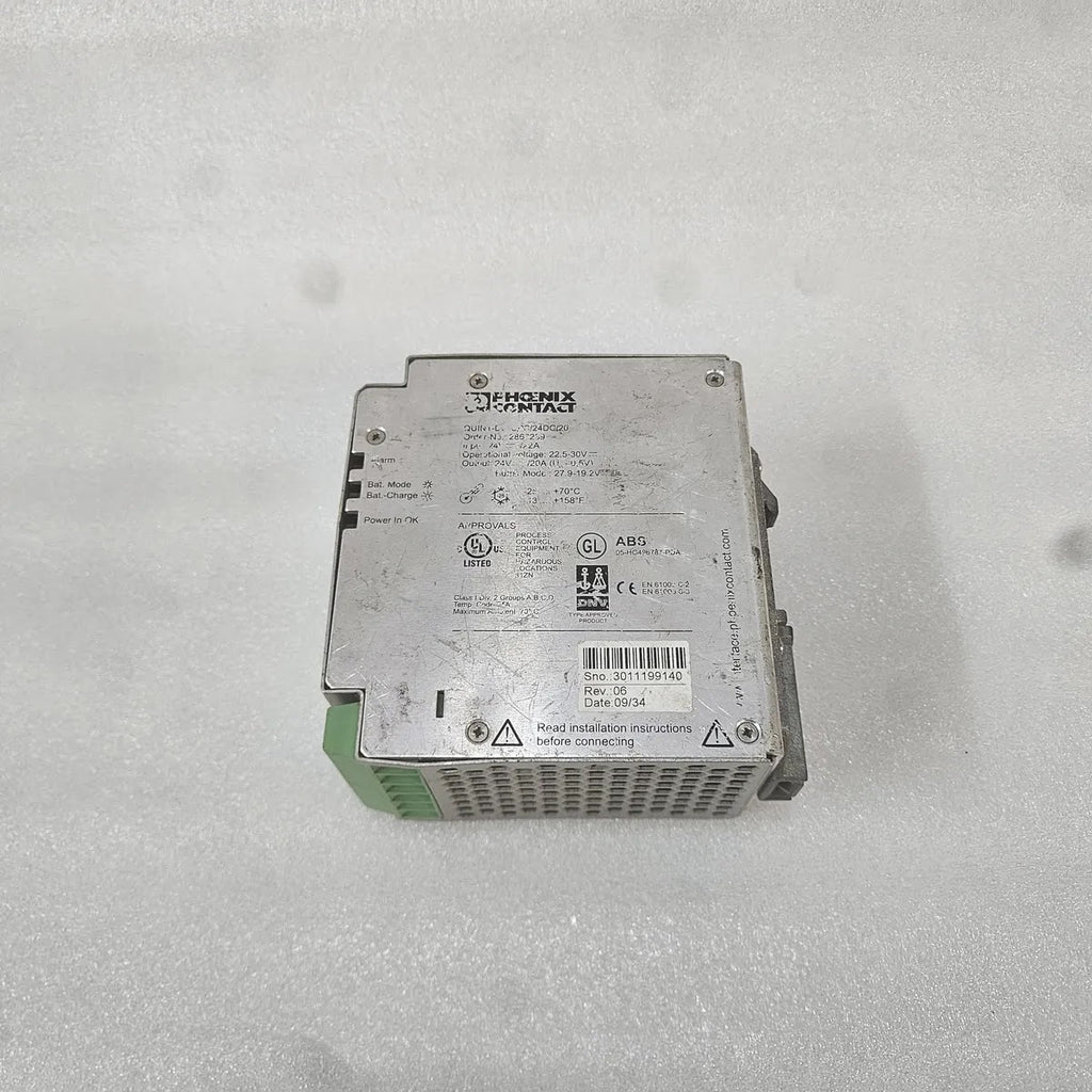 PHOENIX CONTACT QUINT-DC-UPS/24DC/20 DC UPS MODULE 24V 20A 2866209 FOR PARTS