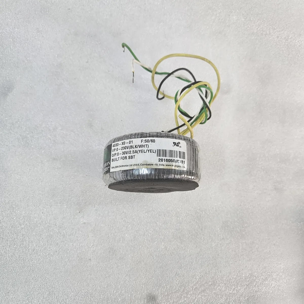 Plitron Salzer 4033-X0-01 Toroidal Transformer 230V 30V 2.5A