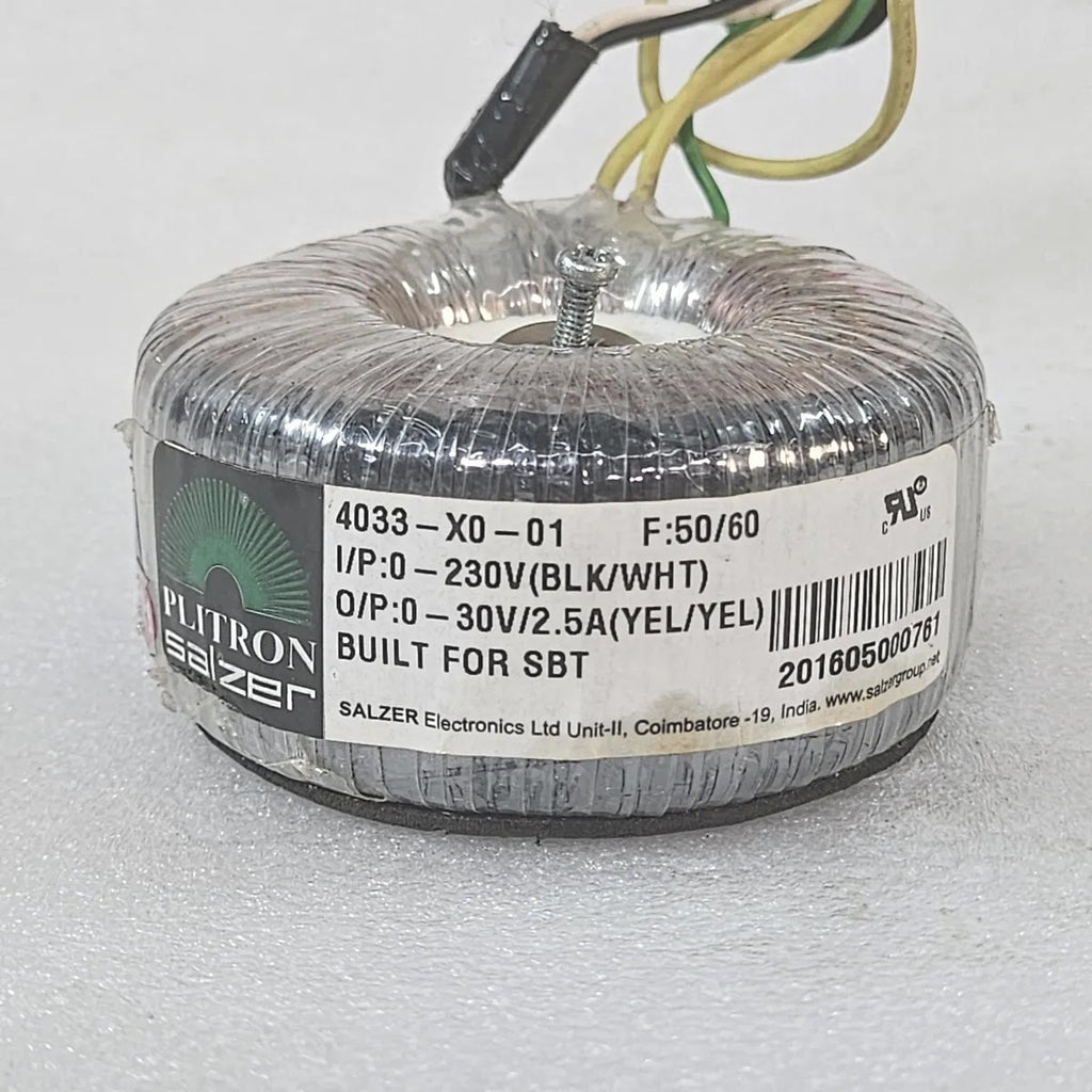 Plitron Salzer 4033-X0-01 Toroidal Transformer 230V 30V 2.5A