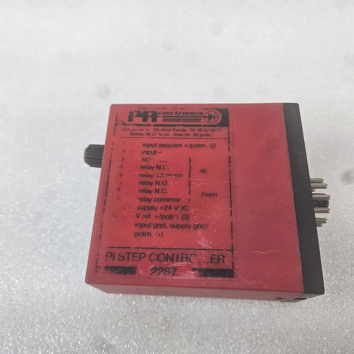 PR Electronics 2287 PI Step Controller 24VDC Relay For Parts - FOR PARTS