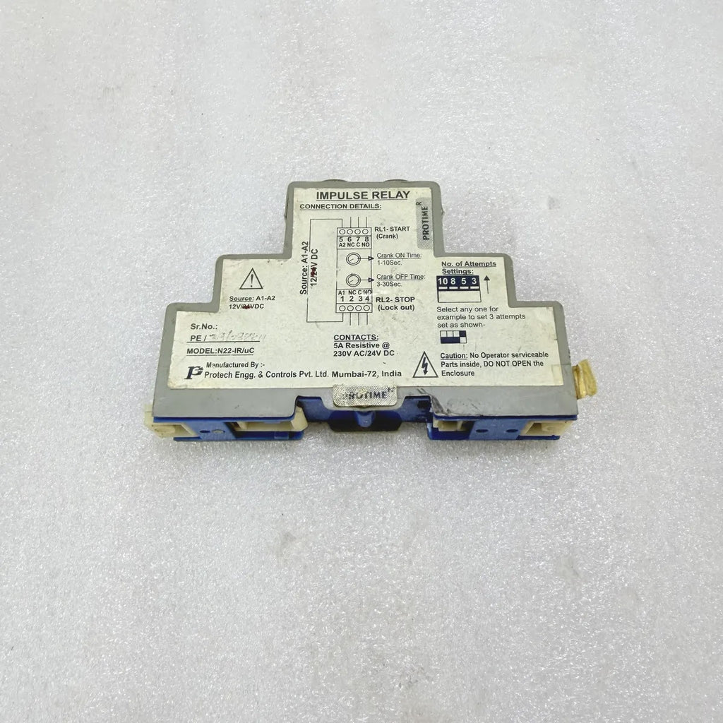 Protech PROTIME N22-IR-uC Engine Crank Impulse Relay Pre-Owned