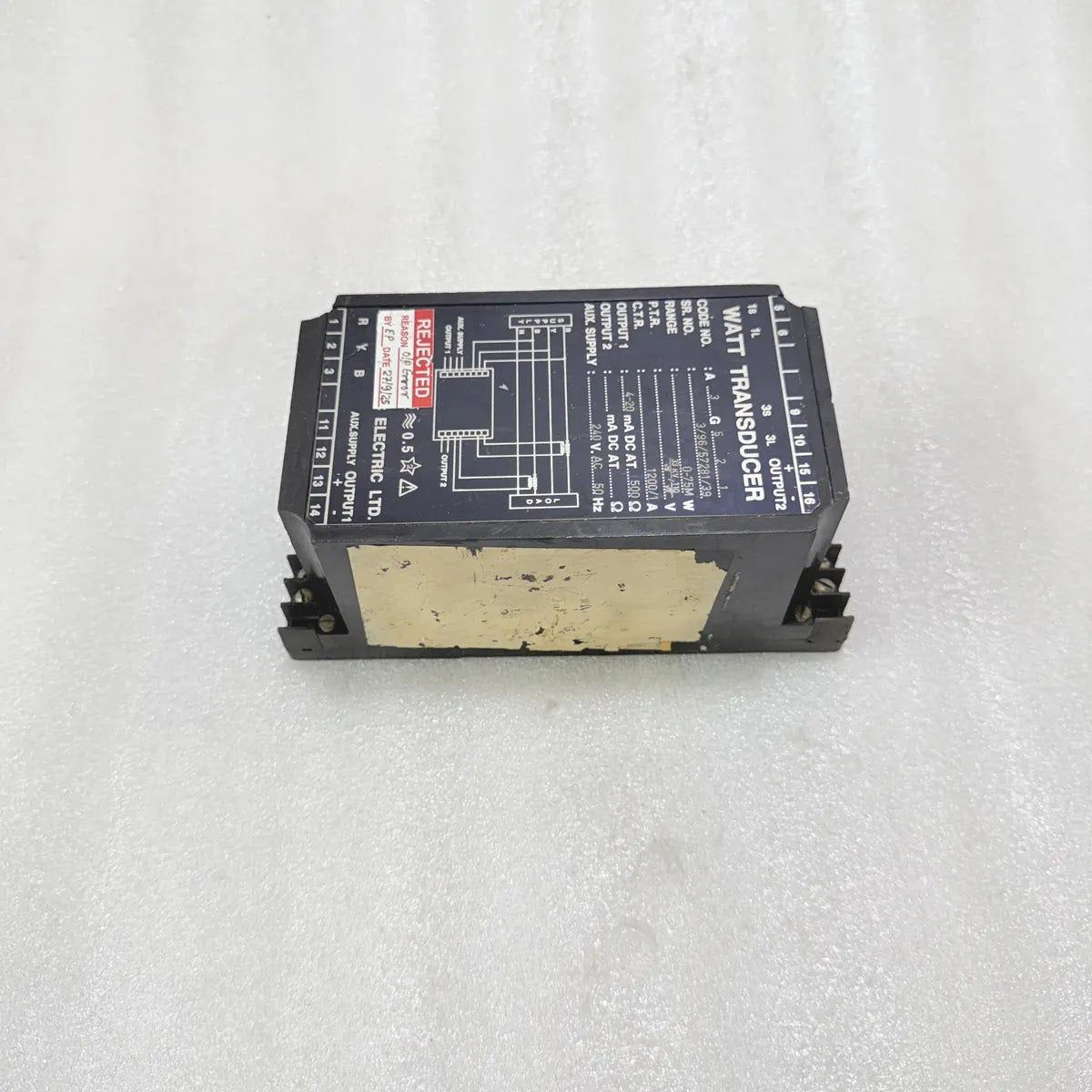 R6340N Watt Transducer 0-4A 500ohm Output FOR PARTS FAULTY