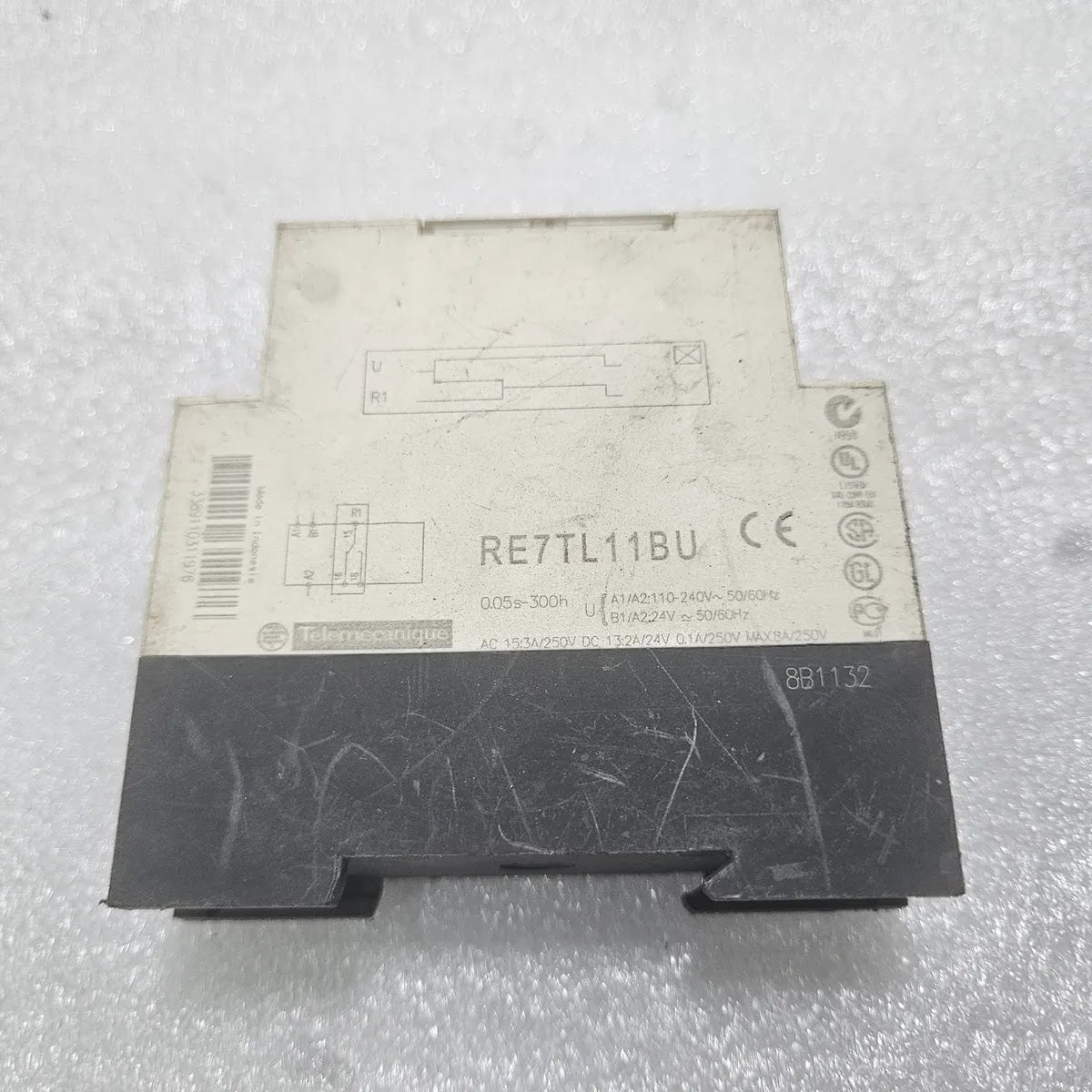 Telemecanique RE7TL11BU Time Delay Relay 24V 110-240V