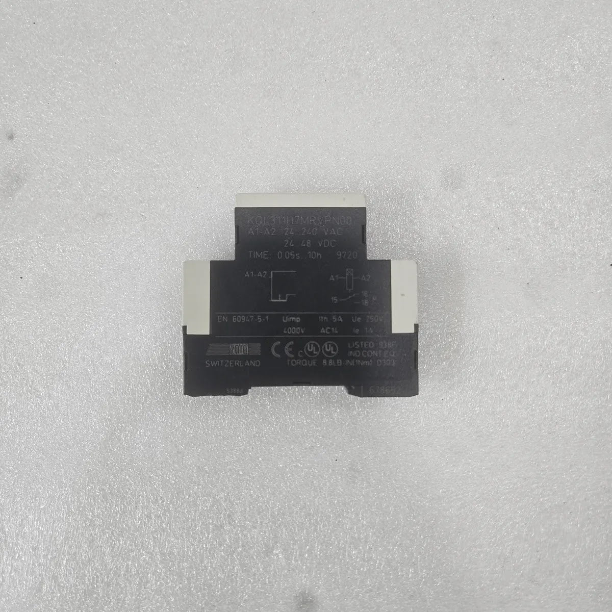 Saia KOL311H7MRVPN00 Timer Relay 24-240VAC 0.05s-10h