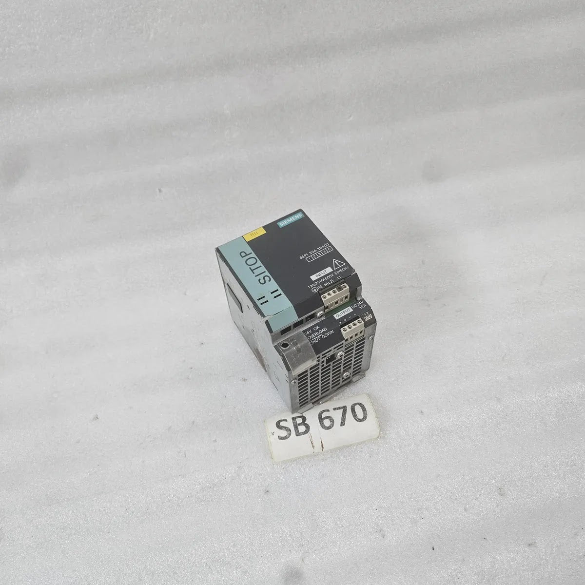Siemens SITOP 6EP1334-3BA00 Modular Power Supply 10A 24V DC