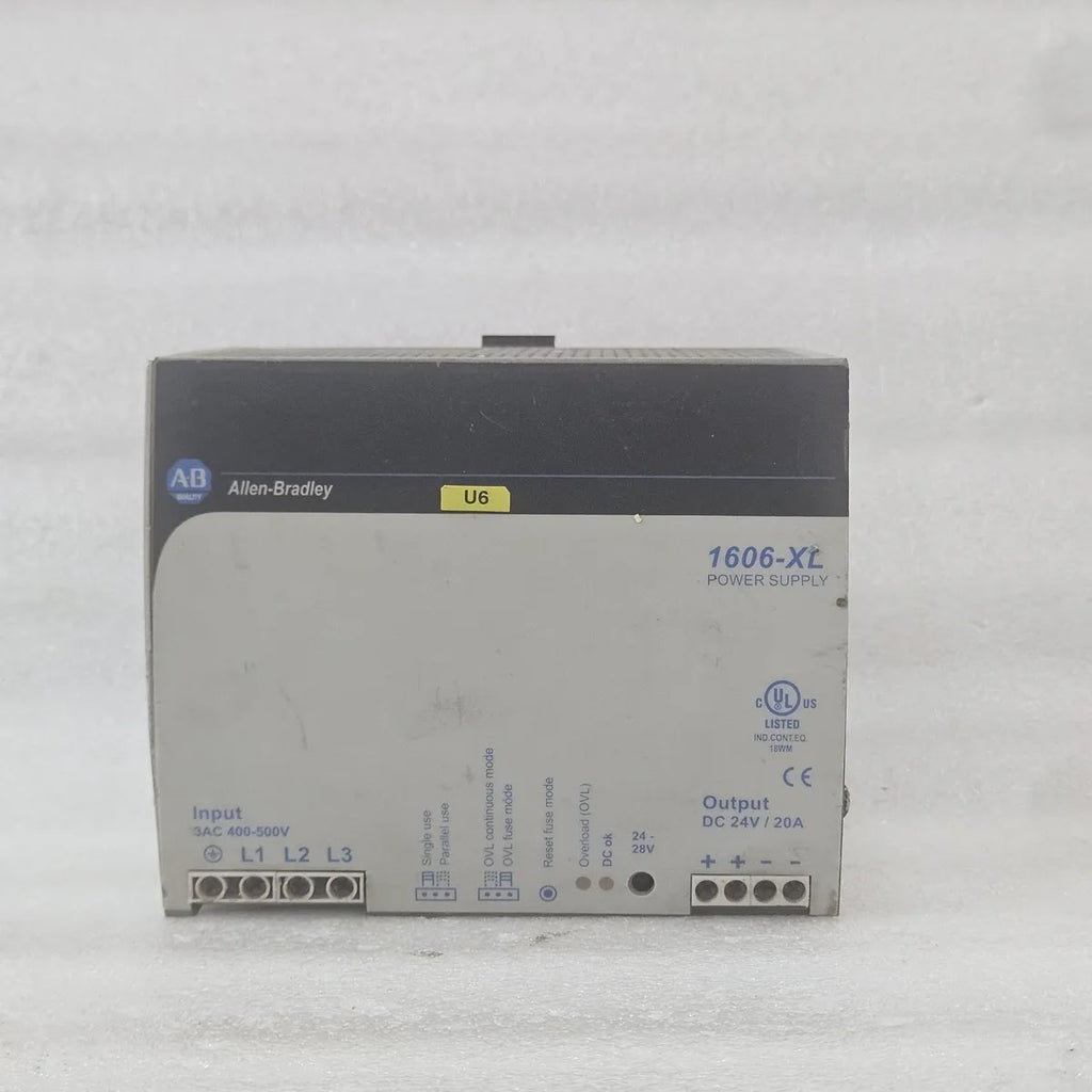 A Bradley 1606-XL480E-3W Power Supply 3AC 400-500V 24V 20A - FOR PARTS