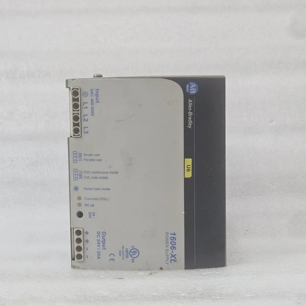 A Bradley 1606-XL480E-3W Power Supply 3AC 400-500V 24V 20A - FOR PARTS