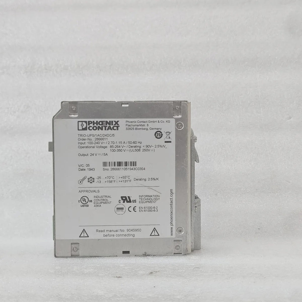 Phoenix Contact TRIO-UPS/1AC/24DC/5 DC UPS 24V 5A - FOR PARTS