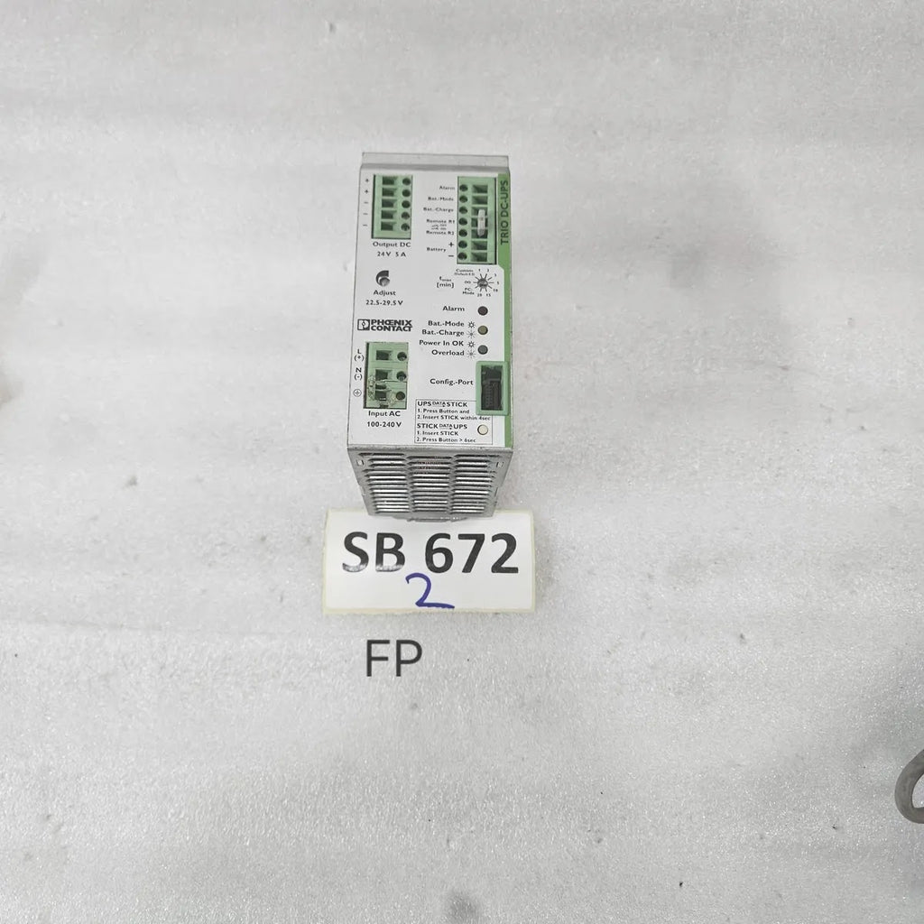 Phoenix Contact TRIO-UPS/1AC/24DC/5 DC UPS 24V 5A - FOR PARTS