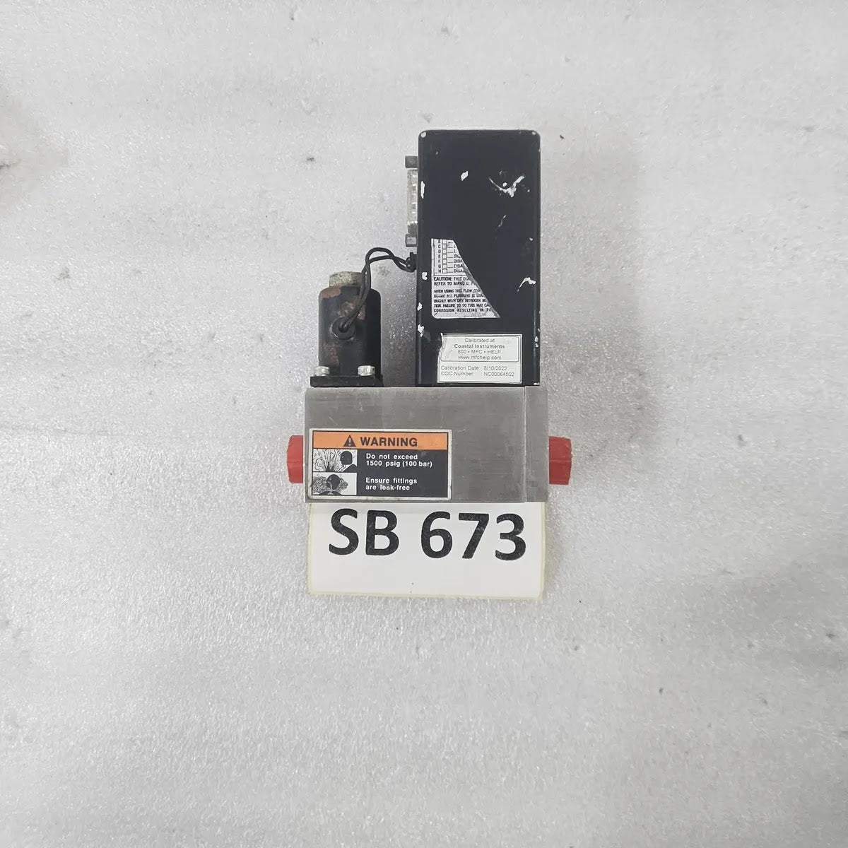 MKS Instruments 5851I Mass Flow Controller 50 SLM Air 1500 psig