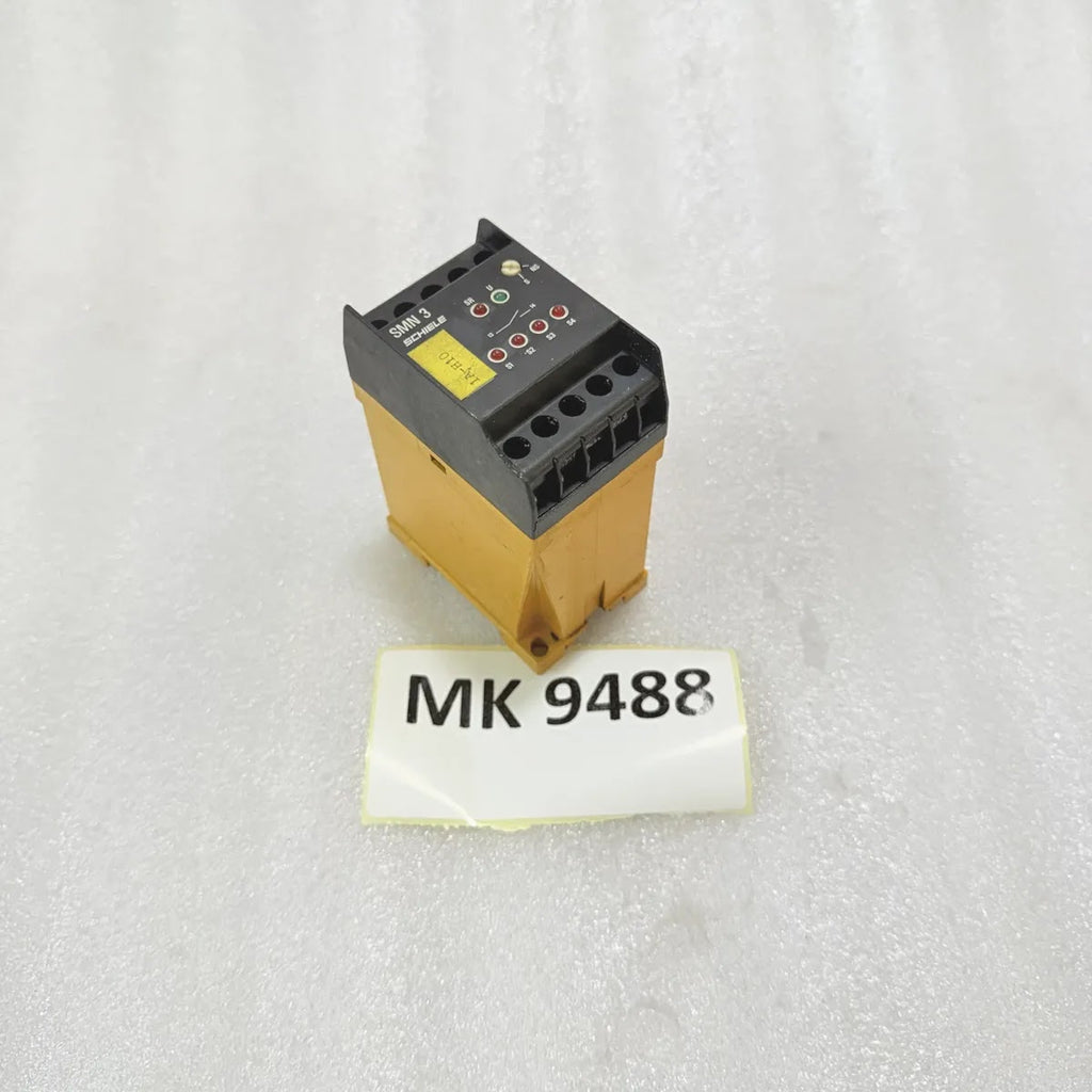 Schiele SMN 3 2.417.390.01 Safety Relay 110V AC/DC 250V Pre-Owned