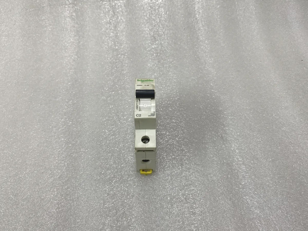 S Electric A9KF71102 K60H C2 1 Pole MCB 2A 240-415V 10kA Acti9 Pre-Owned