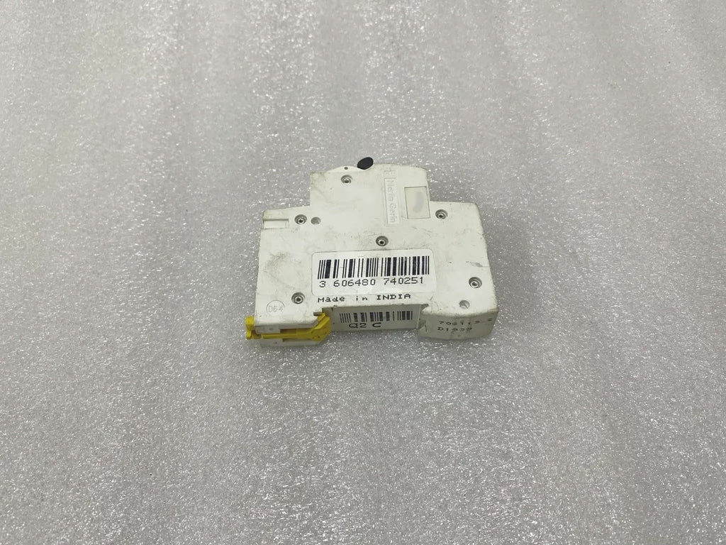 S Electric A9KF71102 K60H C2 1 Pole MCB 2A 240-415V 10kA Acti9 Pre-Owned
