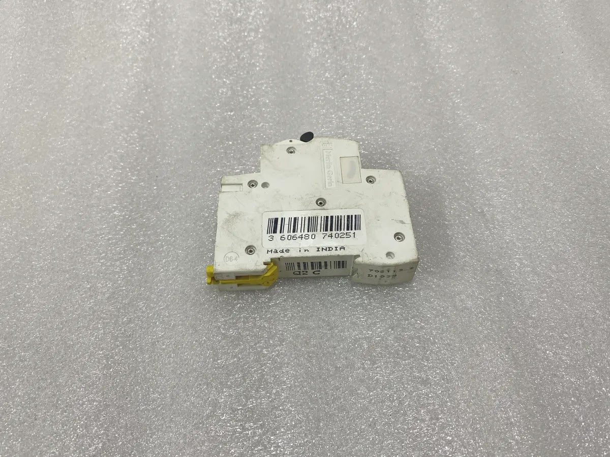 S Electric A9KF71102 K60H C2 1 Pole MCB 2A 240-415V 10kA Acti9 Pre-Owned