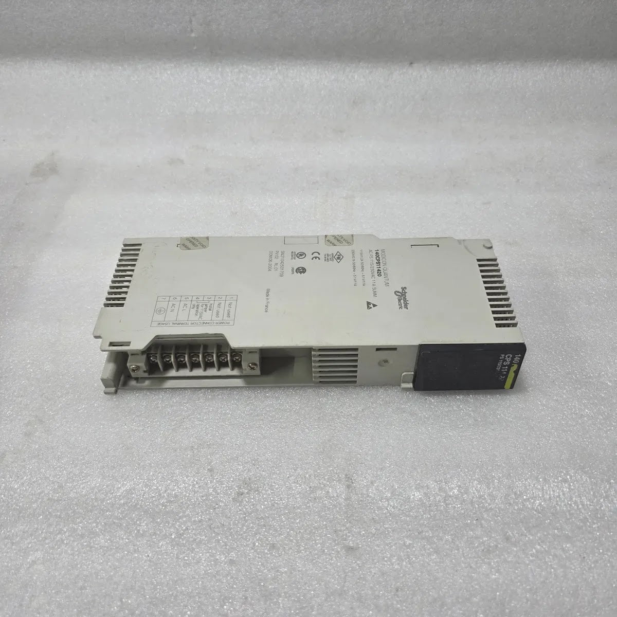 Schneider 140CPS11420 Modicon Quantum AC Power Supply 115/230V Pre-Owned