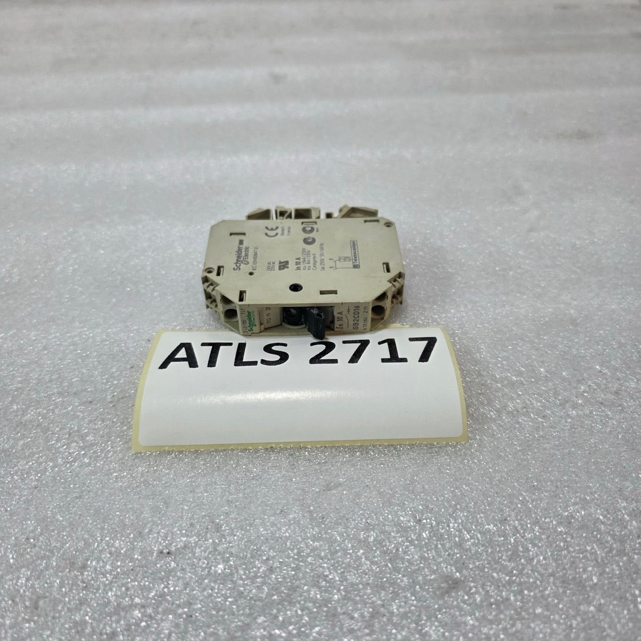 S ELECTRIC TELEMECANIQUE GB2CD16 2P 10A 250V MOTOR CIRCUIT BREAKER