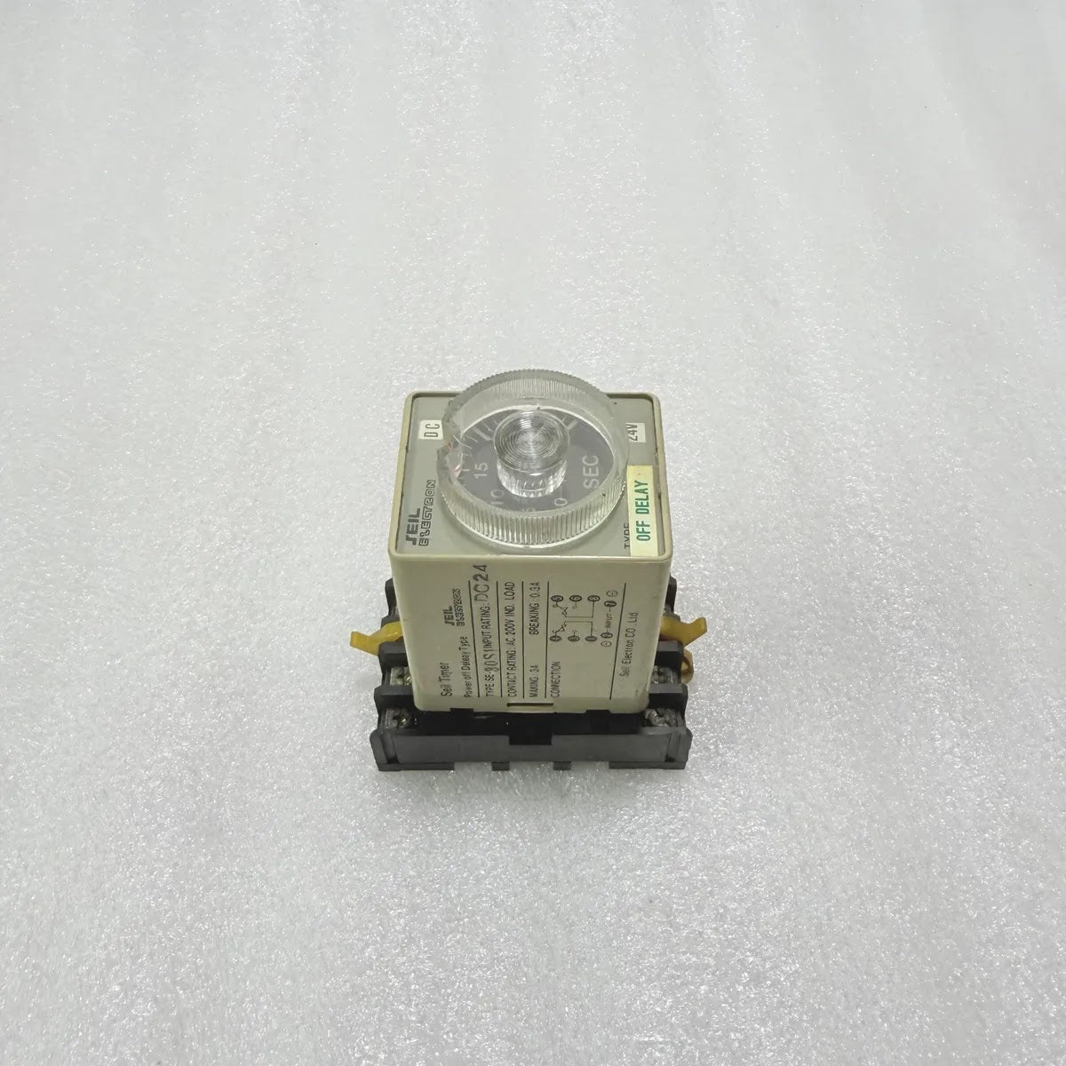 Seil SE-30S Power-Off Delay Timer DC24 Pre-Owned