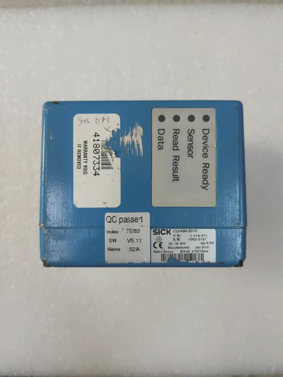 SICK CLV490-2010 Bar Code Scanner 18-30VDC 650nm