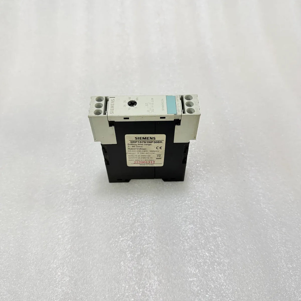 Siemens 3RP1576-1NP30 Star-Delta Timing Relay 3-60s 200-240V / 24V AC/DC