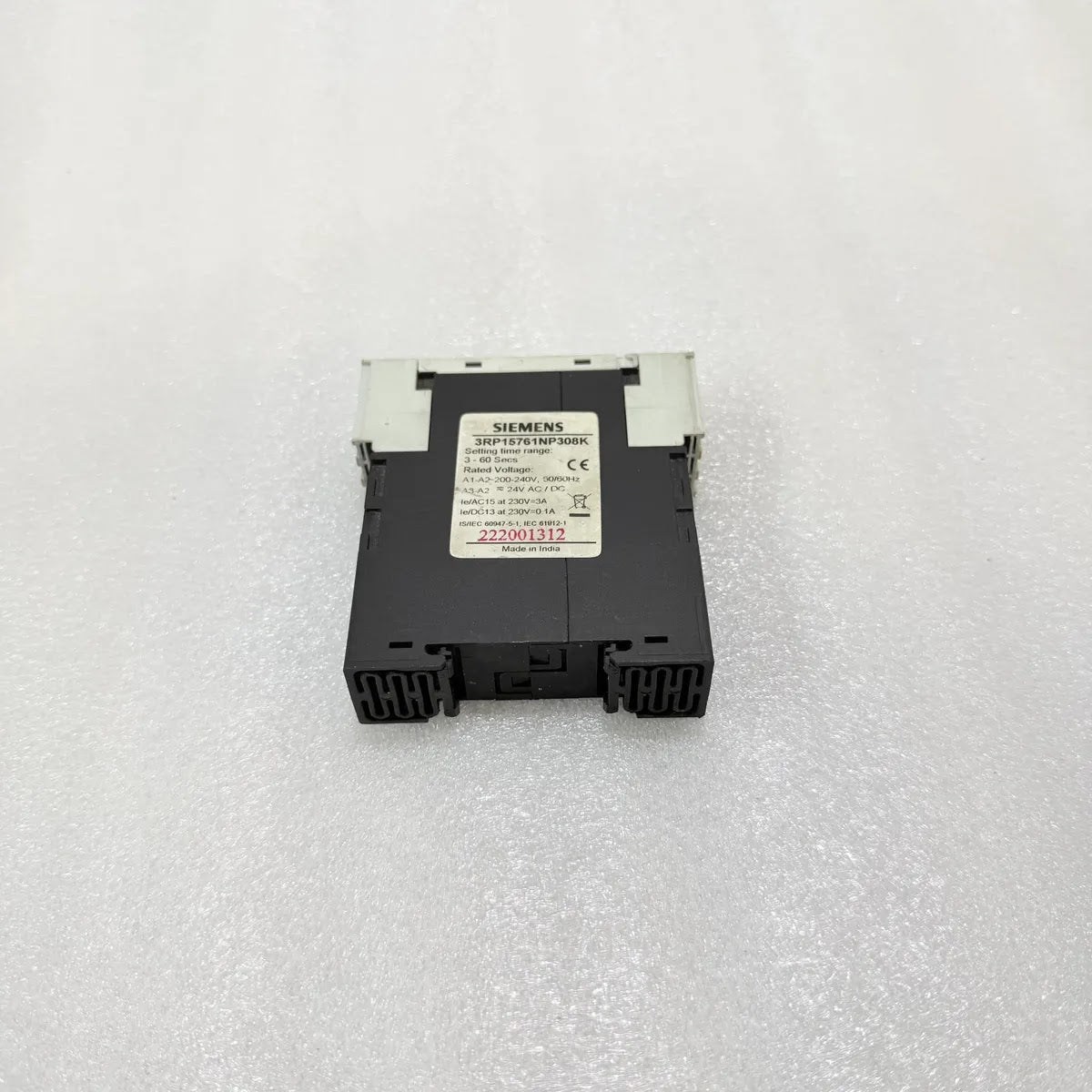 Siemens 3RP1576-1NP30 Star-Delta Timing Relay 3-60s 200-240V / 24V AC/DC
