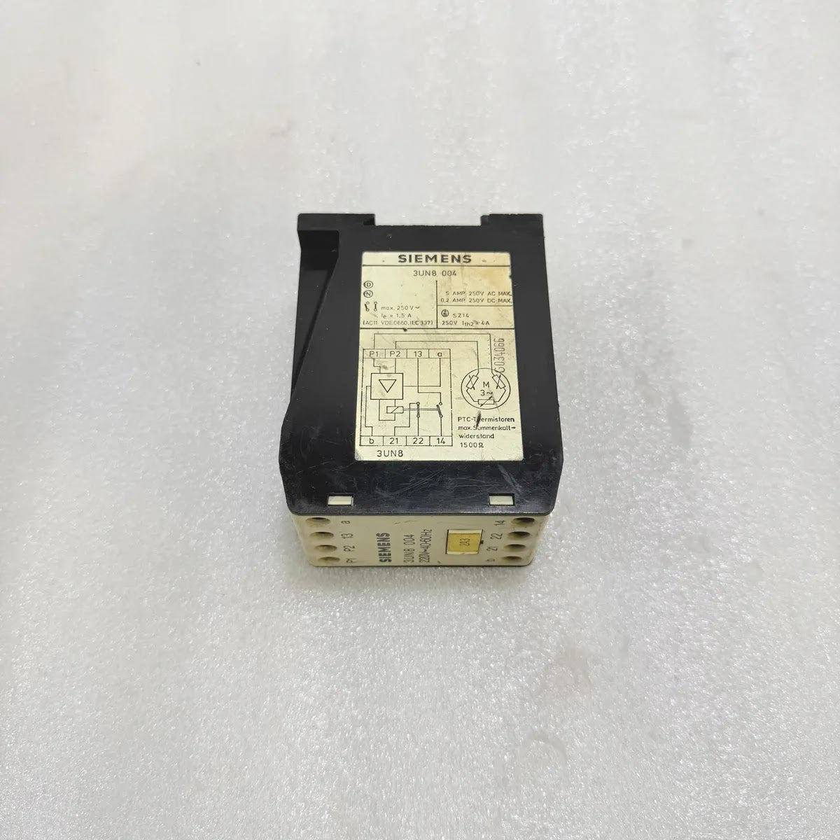 Siemens 3UN8004 PTC Thermistor Motor Protection Relay