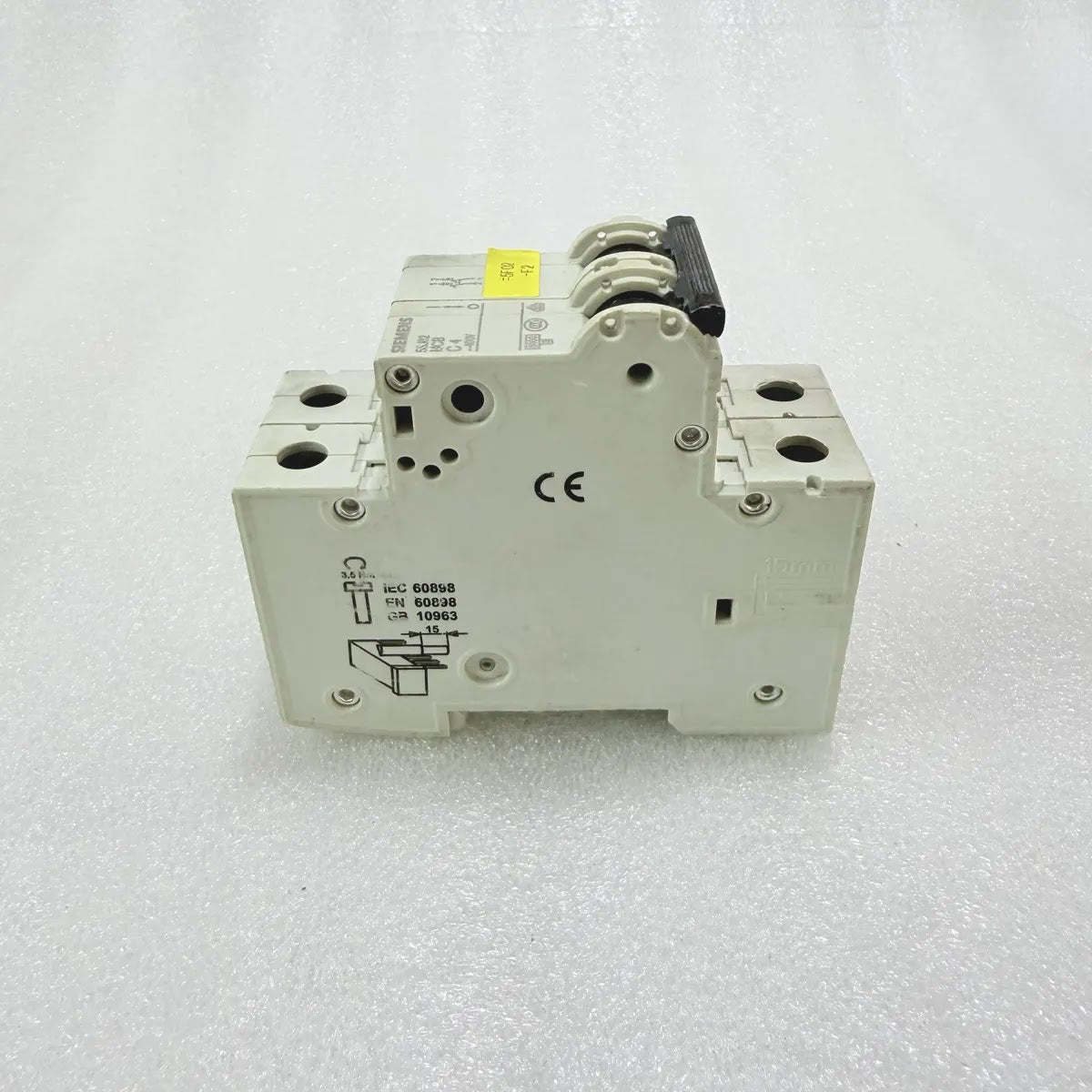 Siemens 5SL62 C4 2 Pole MCB 4A Pre-Owned