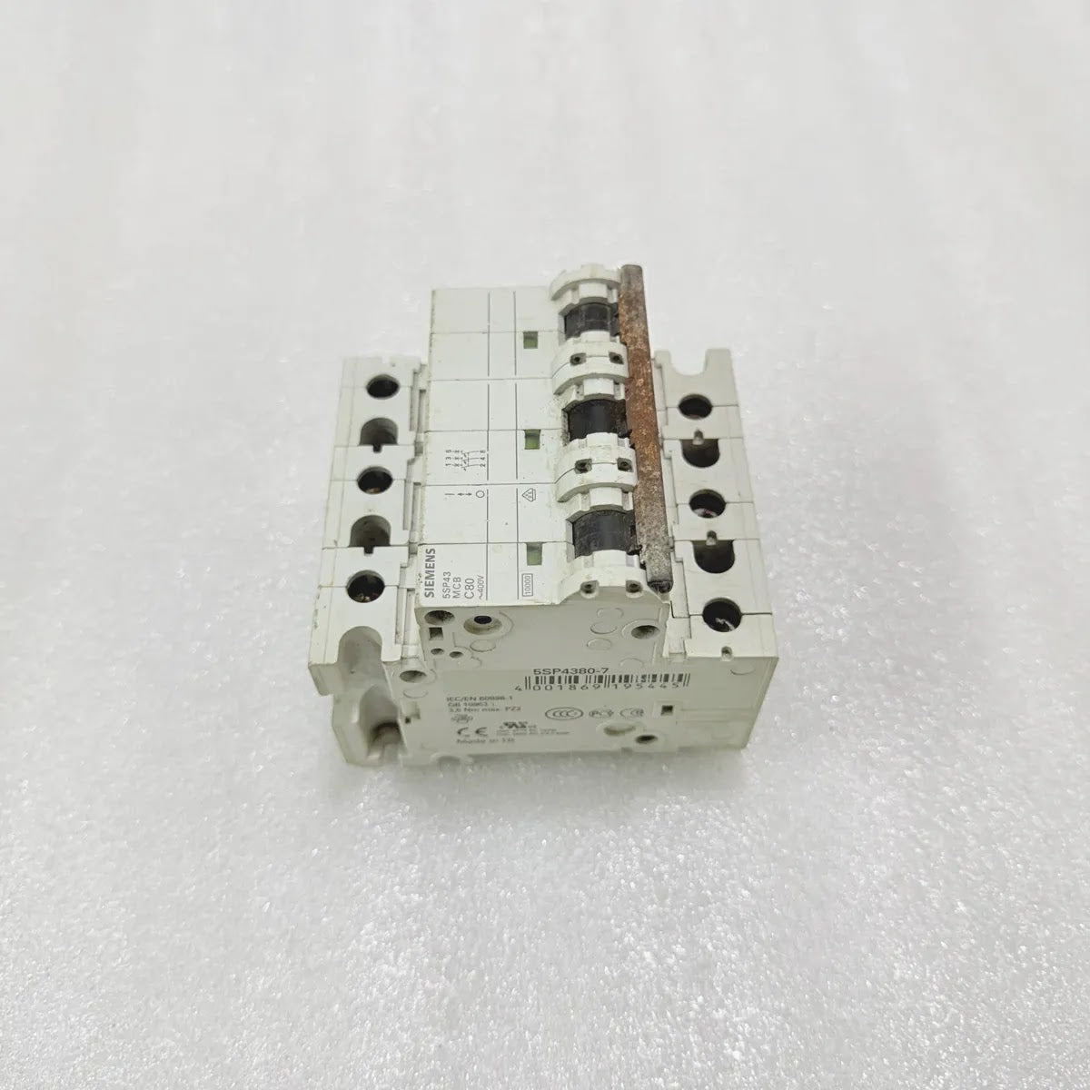 Siemens 5SP4380-7 3 Pole MCB C80 80A 10kA Pre-Owned