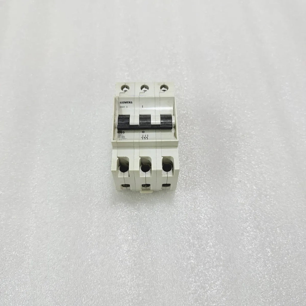 Siemens 5SX1 C20 3 Pole MCB 20A Pre-Owned