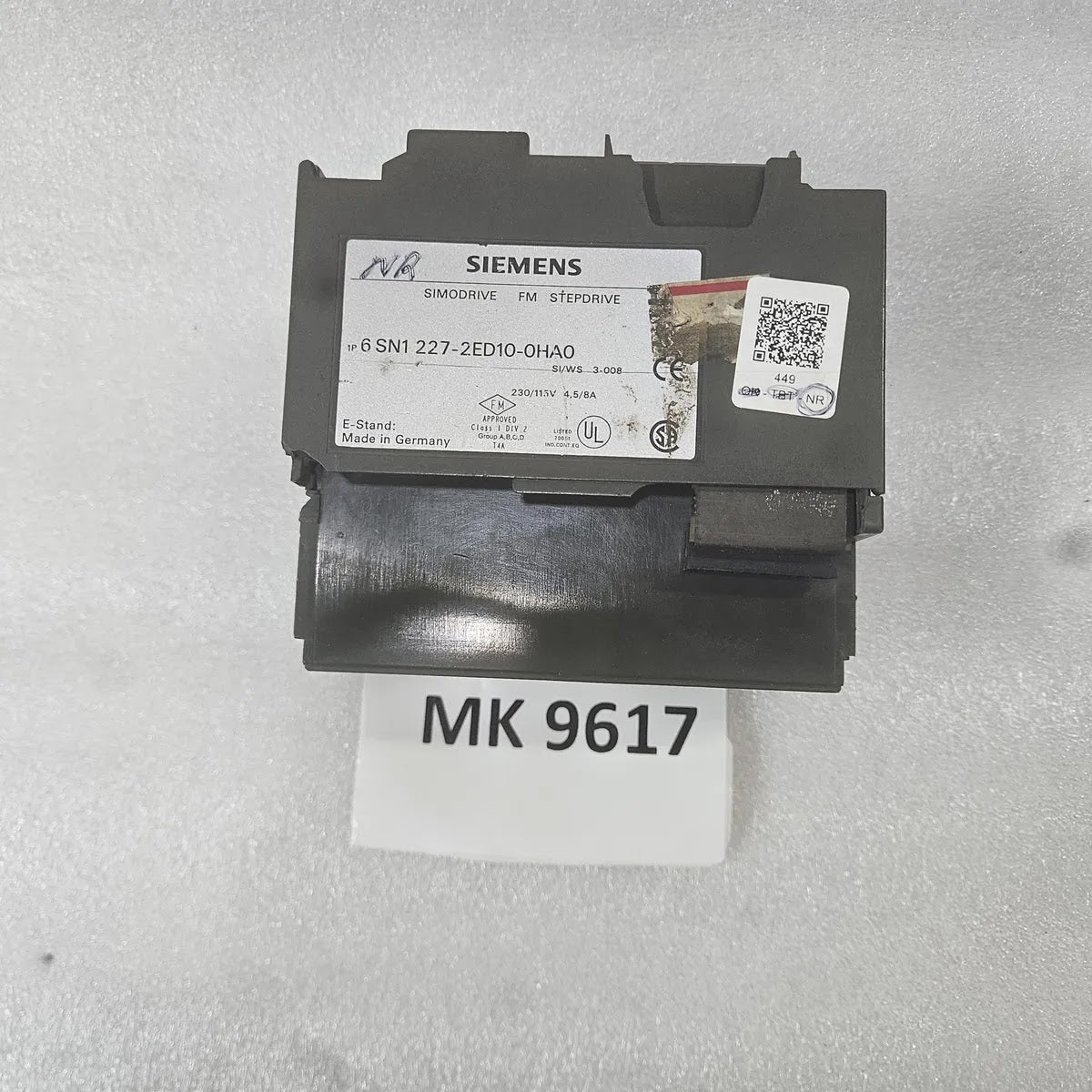 Siemens 6SN1 227-2ED10-0HA0 Simodrive FM Stepdrive 230/115V For - FOR PARTS