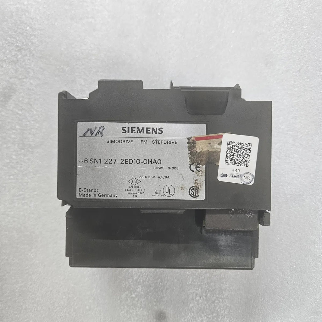Siemens 6SN1 227-2ED10-0HA0 Simodrive FM Stepdrive 230/115V For - FOR PARTS