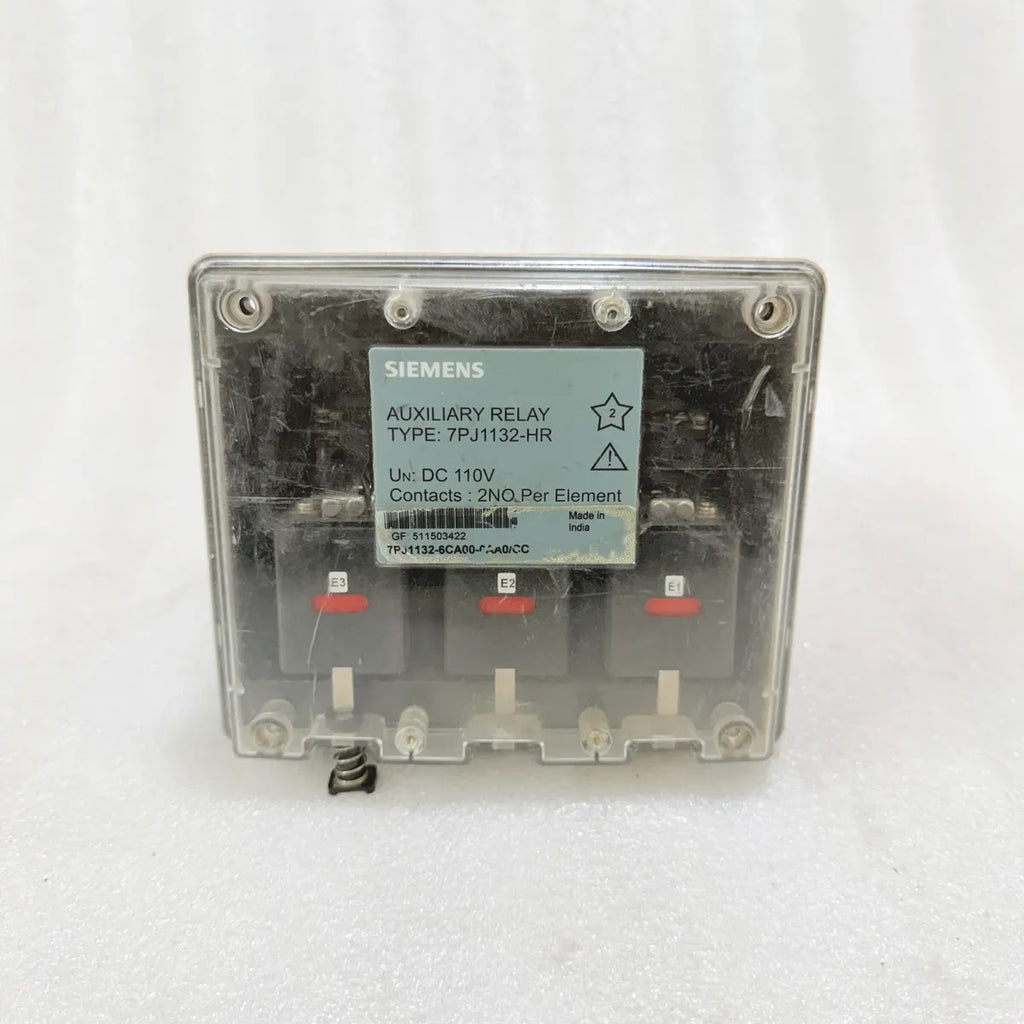 Siemens 7PJ1132-HR Auxiliary Relay DC 110V 2NO Pre-Owned