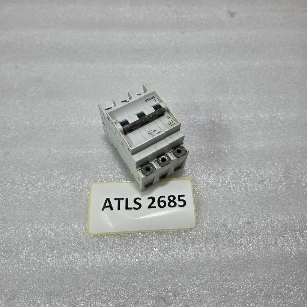 SIEMENS 5SN3 NL10A 3P 10A TYPE N 380V 6KA MCB MINIATURE CIRCUIT BREAKER