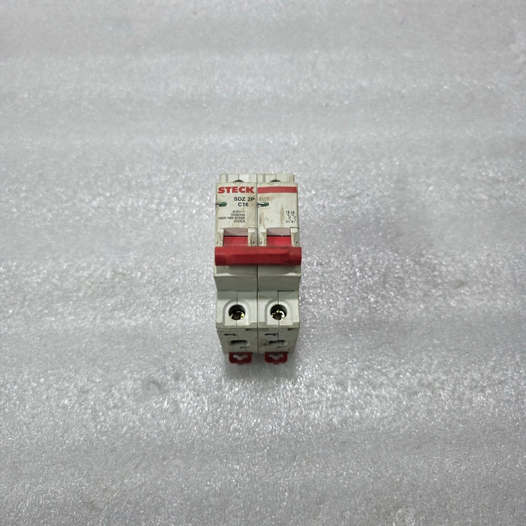 STECK SDZ 2P C16 2P 16A TYPE C 400V 6KA MCB MINIATURE CIRCUIT BREAKER