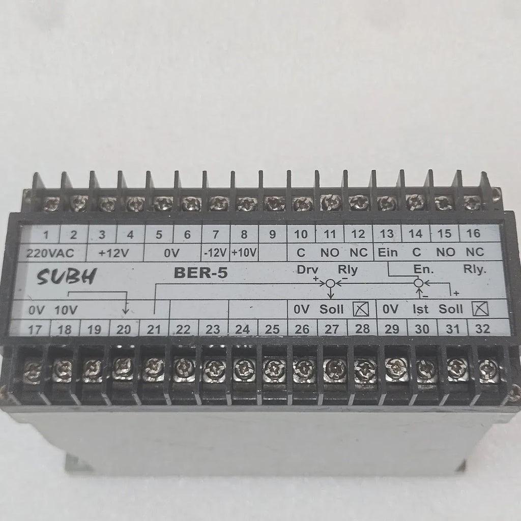 SUBH BER-5 Drive Controller Module 220VAC 32-Terminal