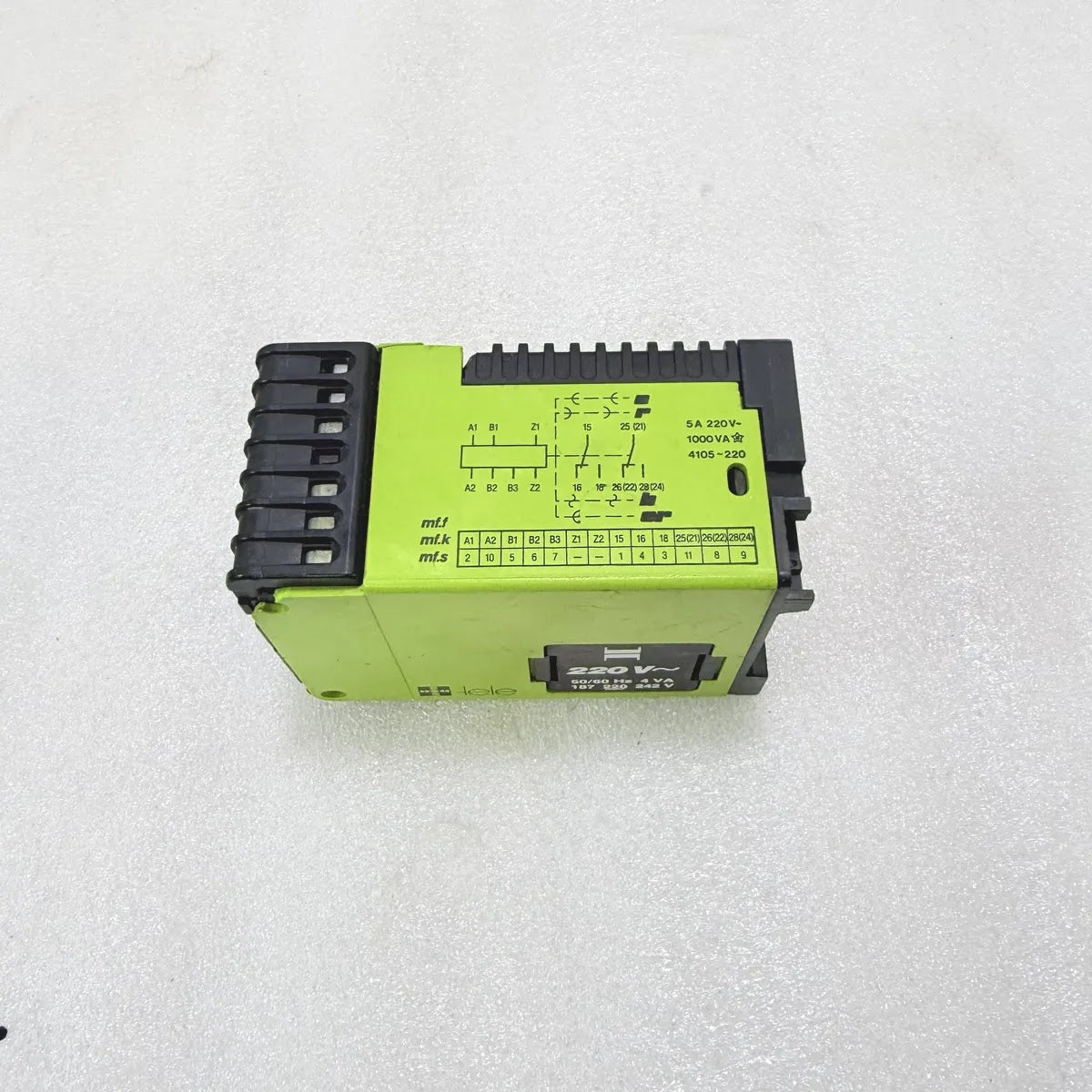 Tele MF.K Multifunction Timer Relay 220V AC Type 4105-220