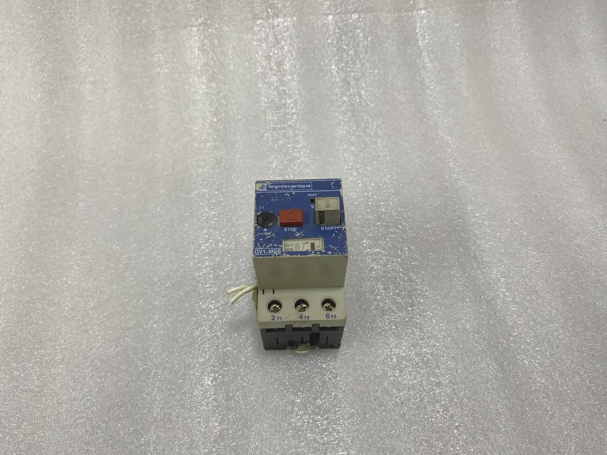 Telemecanique GV1-M06 Manual Motor Starter 1-1.6A GV1-A08 Aux Pre-Owned