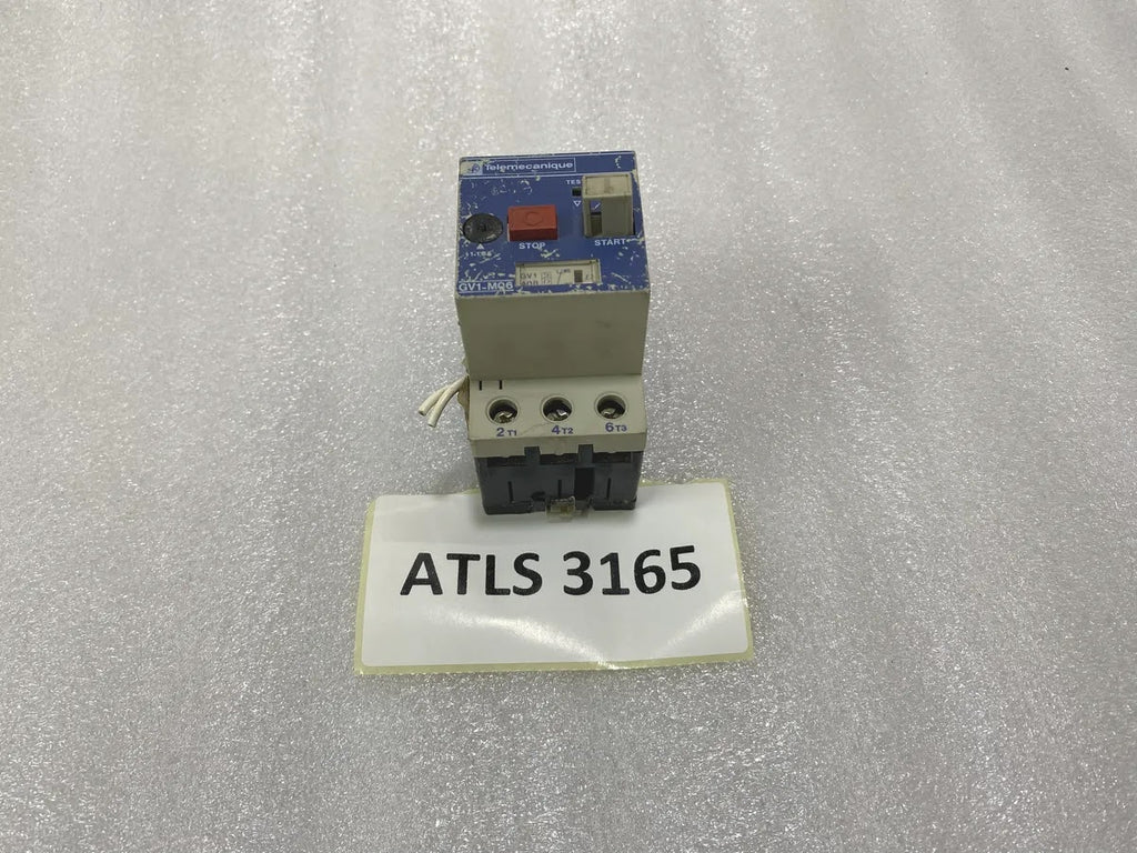 Telemecanique GV1-M06 Manual Motor Starter 1-1.6A GV1-A08 Aux Pre-Owned