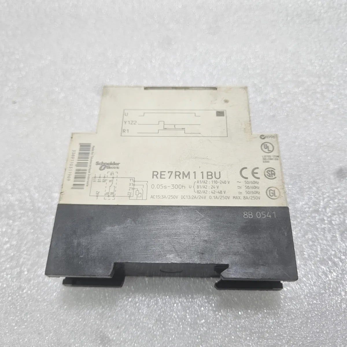 Telemecanique RE7RM11BU Timing Relay 0.05s-300h 24-240V