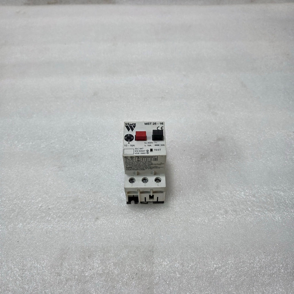 WIMEX MST 25-16 MOTOR STARTER OVERLOAD RELAY 10–16A | 400V AC | IEC 60947 THERMA