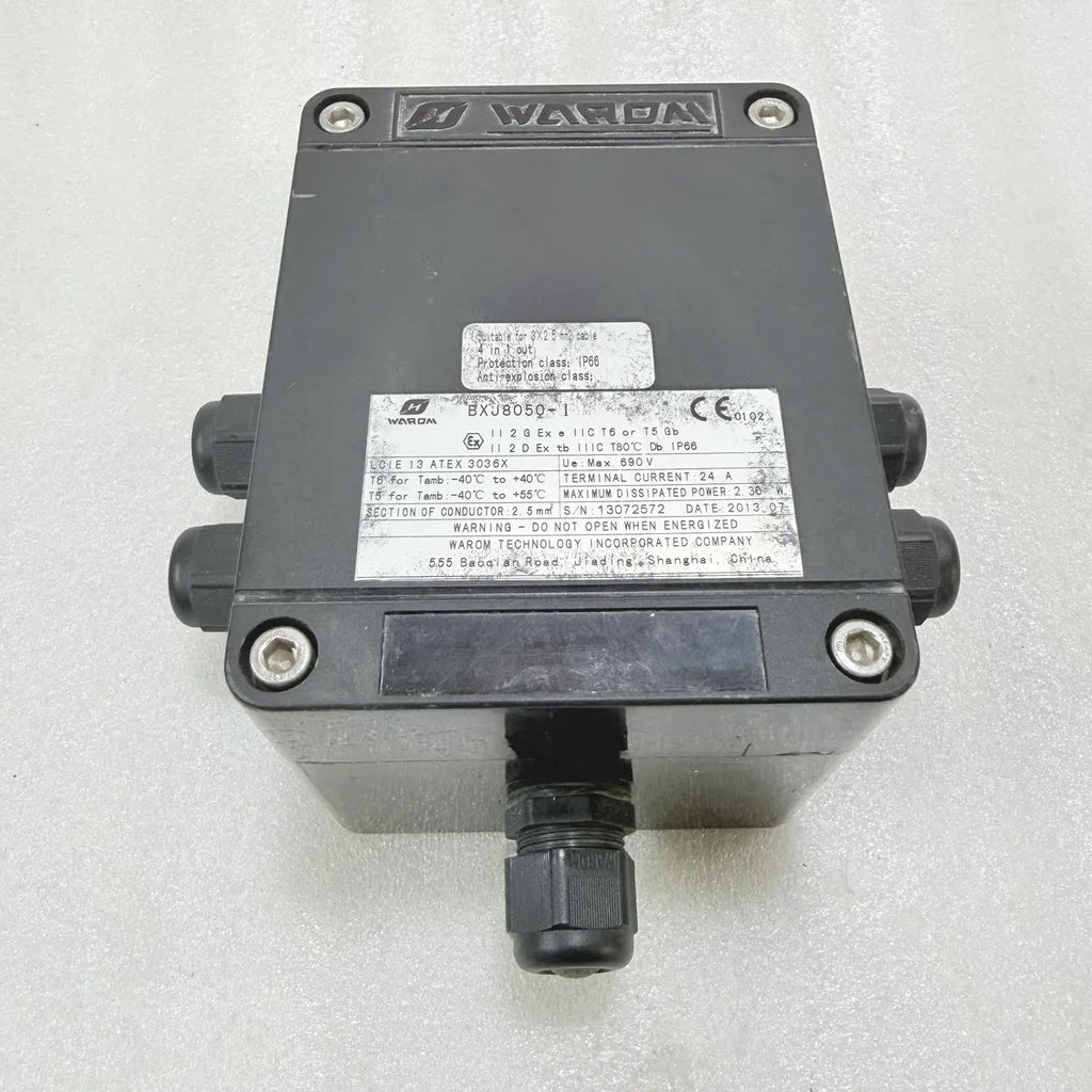 WAROM BXJ8050-1 Ex Junction Box ATEX IP66 690V Pre-Owned