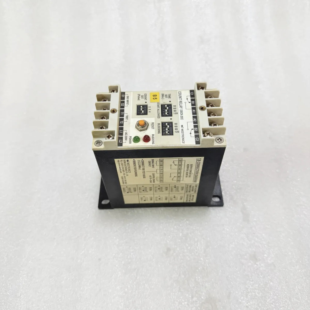 Westronics SBCR-203 Count Relay AC176-264V 250V 5A Pre-Owned