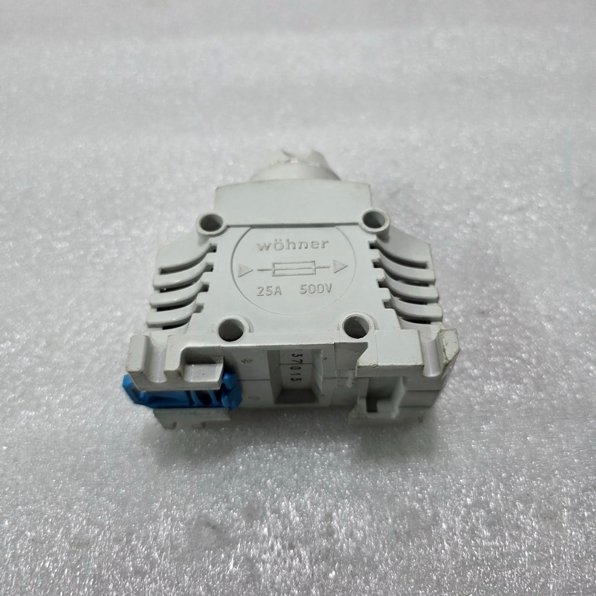 WÖHNER 25A 500V NEOZED DIN RAIL FUSE HOLDER BASE VDE0636 MADE IN GERMANY
