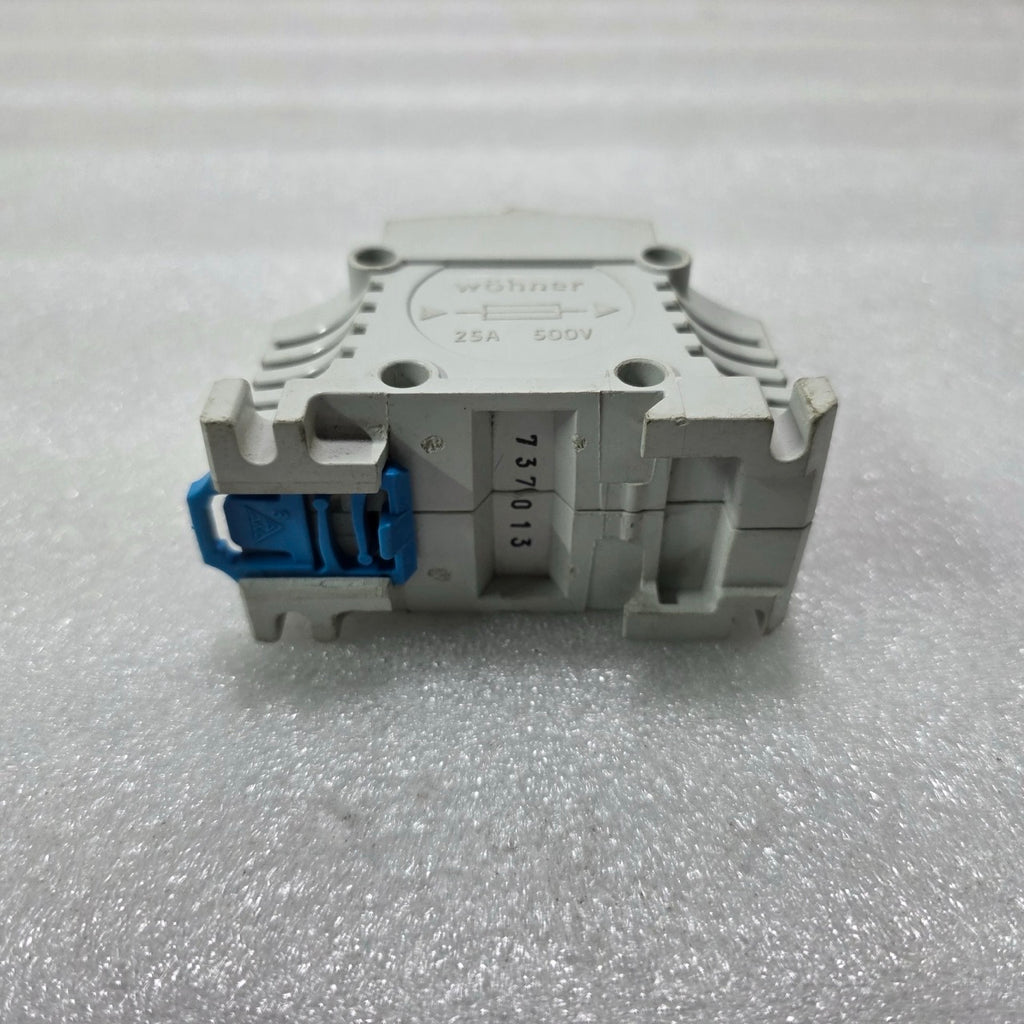 WÖHNER 25A 500V NEOZED DIN RAIL FUSE HOLDER BASE VDE0636 MADE IN GERMANY