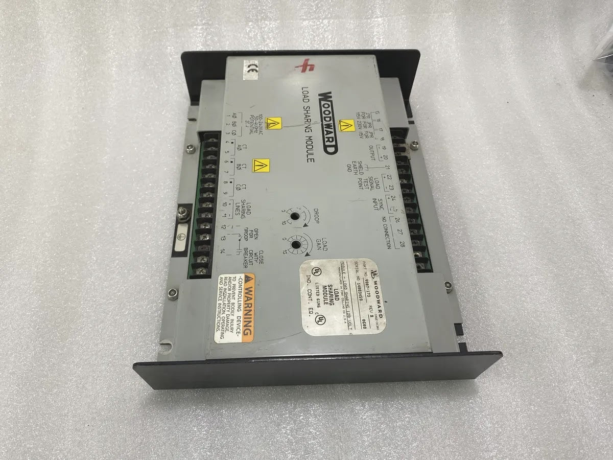 Woodward 9907-173 Load Sharing Module 128V Generator Control Rev B Pre-Owned